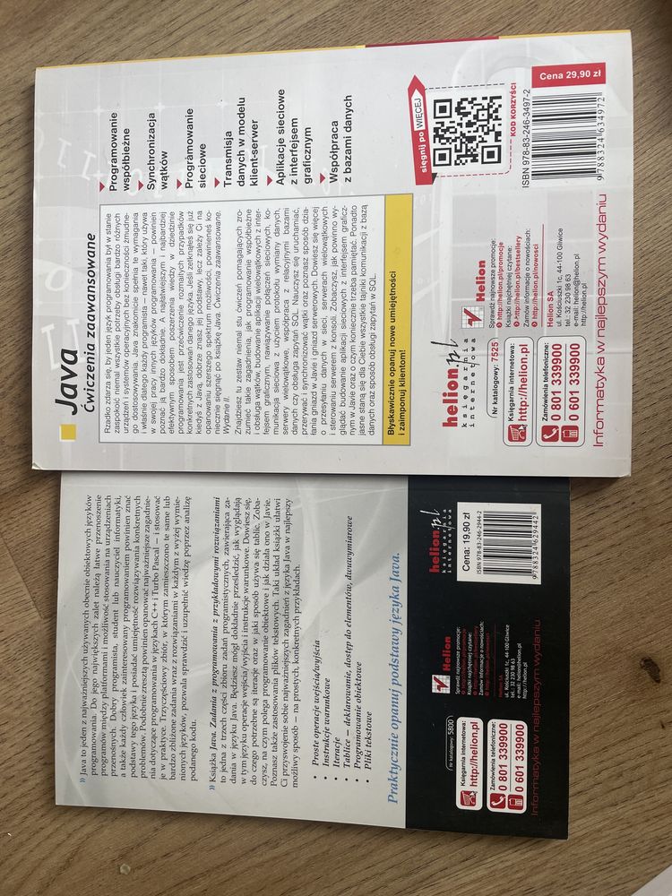 Java ćwiczenia i zadania, zestaw 2 książek