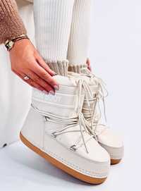 Snow Boots Krótkie Sims Beige