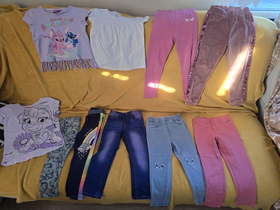 Paka ubranek dziewczynka 98 104