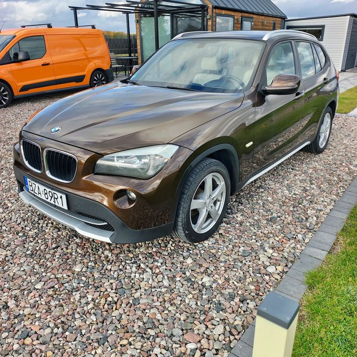 BMW X1 XDRIVE20D 2,0 diesel 177KM 2011r 4x4 hak jasne skóry