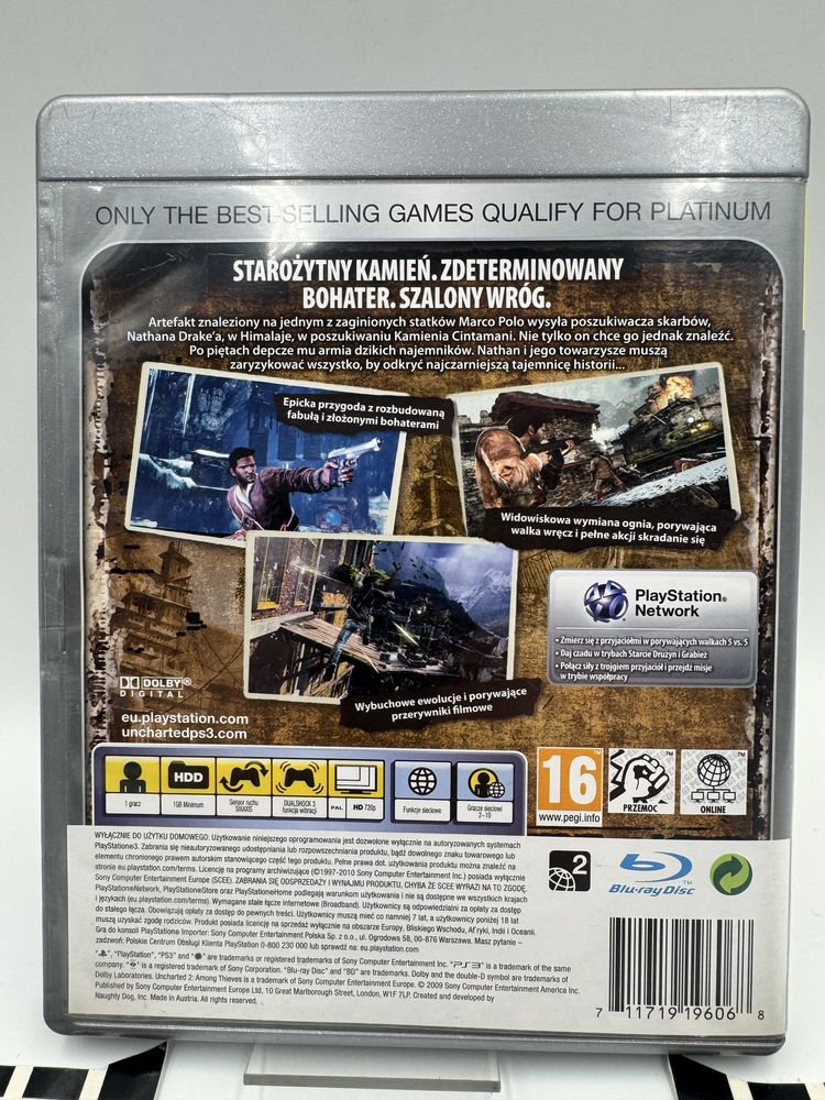PL Uncharted 2 Ps3 Gwarancja