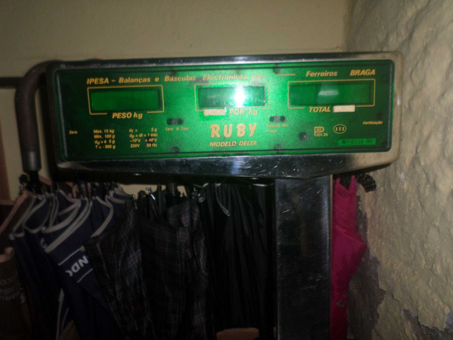 Balança Ruby em escudos