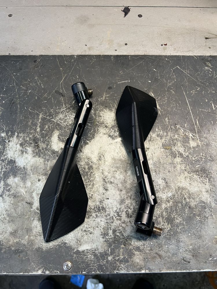 Lusterka akcesoryjne motocyklowe aluminiowe