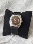 Zegarek Timex Viscount M32 Automatic vintage silver brown '70s unisex