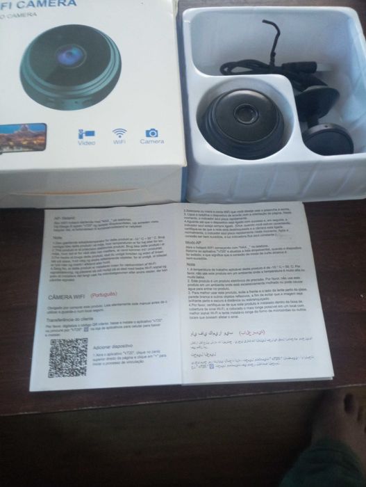 Câmara de vigilância interna,nova, usada uma vez64738560996865121