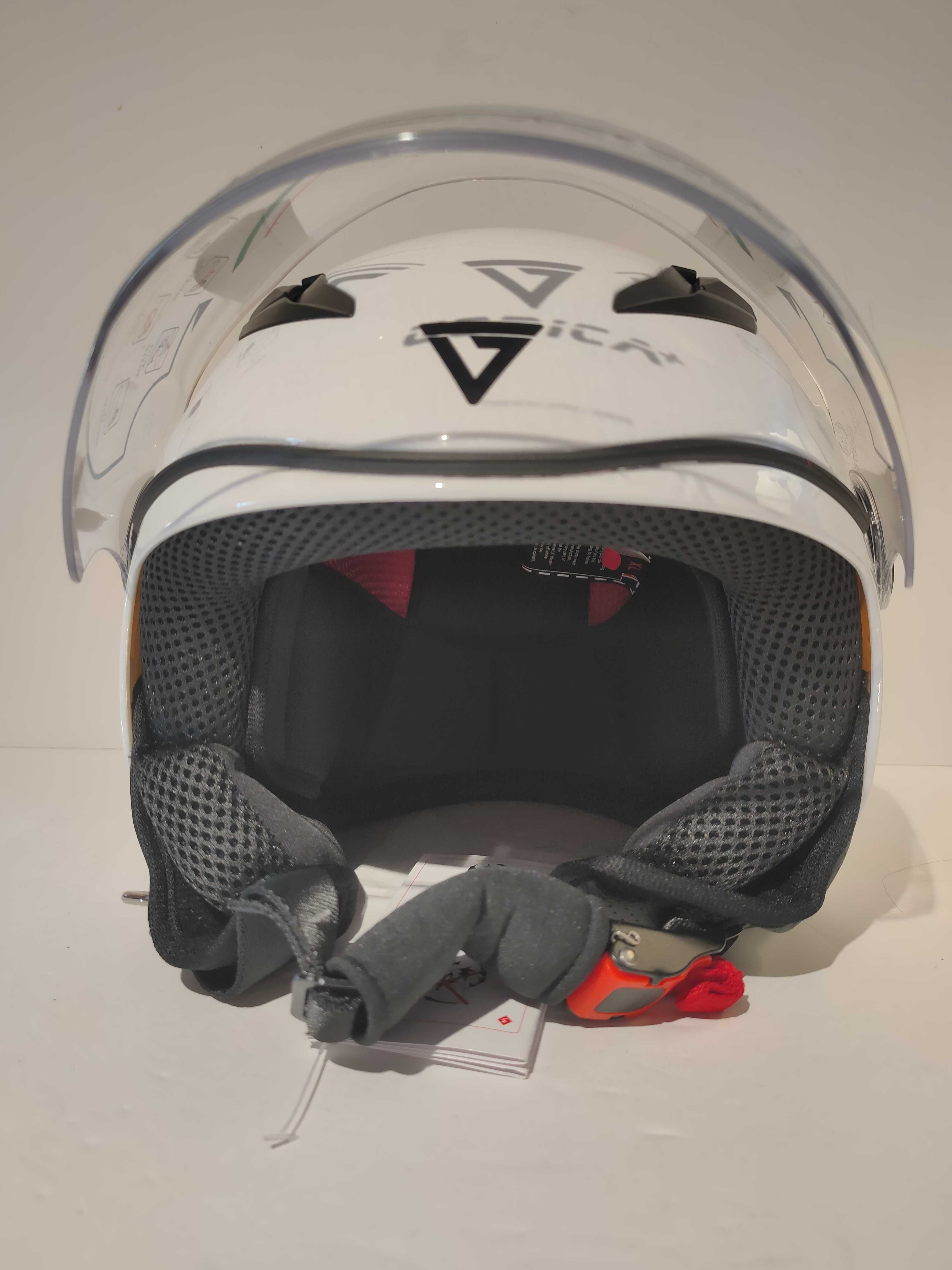 Capacete aberto criança mota scooter novo tamanhos XXS e XS