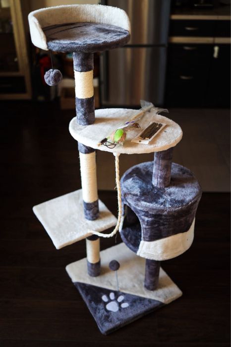 Drapak / domek dla kota 120 cm + gratisy