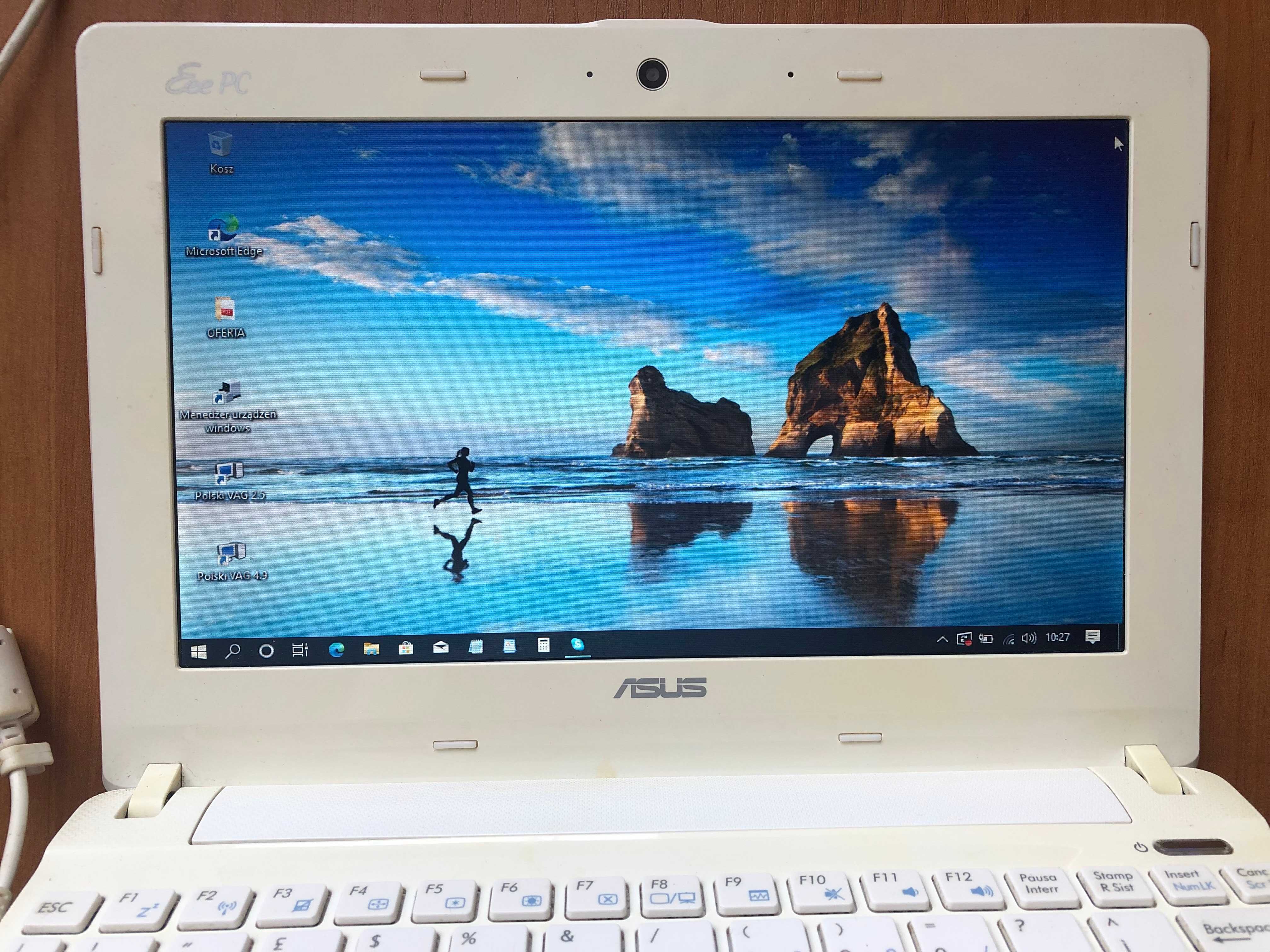 Laptop 10,1 cala Asus Eee PC X101H wymiary: 26,2x18x2,2 cm