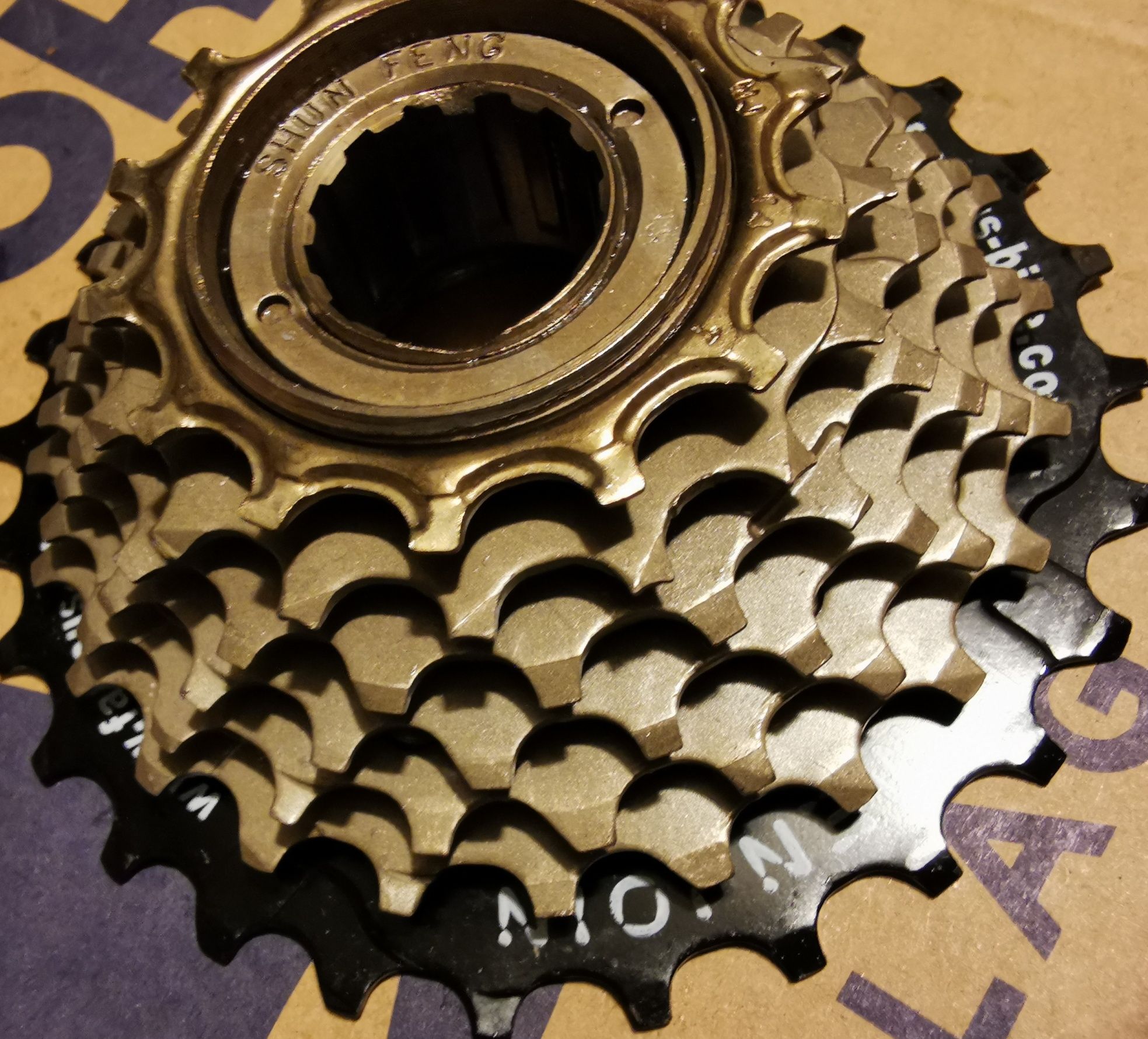 Wolnobieg 7-rzędowy pod system Shimano + łańcuch