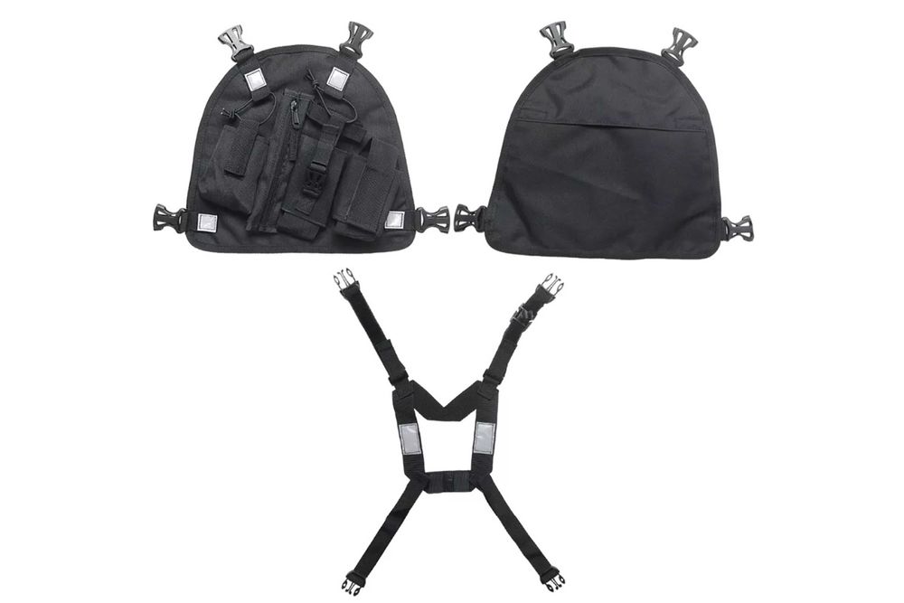 Colete tático para 3 rádios