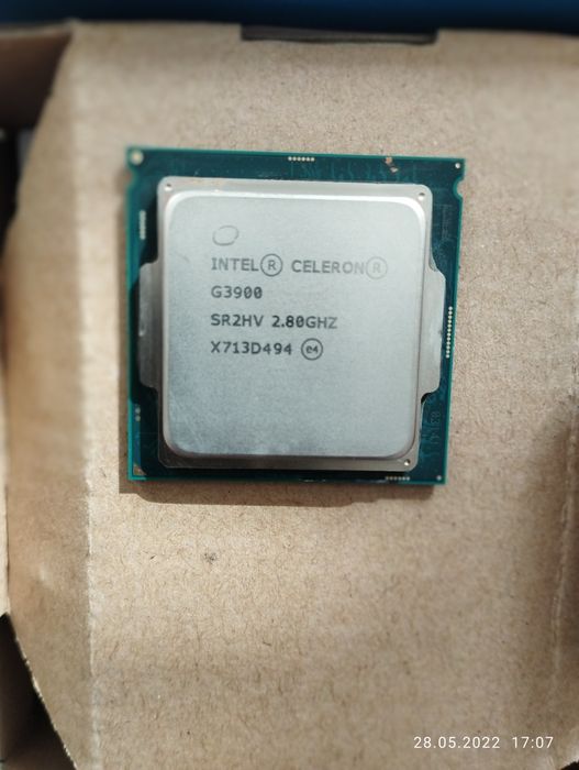 Процессор intel celeron 3900 box