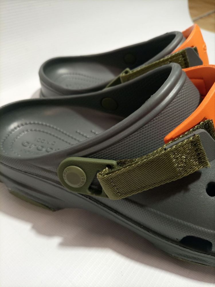 Crocs sport casual Кроси літні оригінальні чорні сірі літні аквашузи