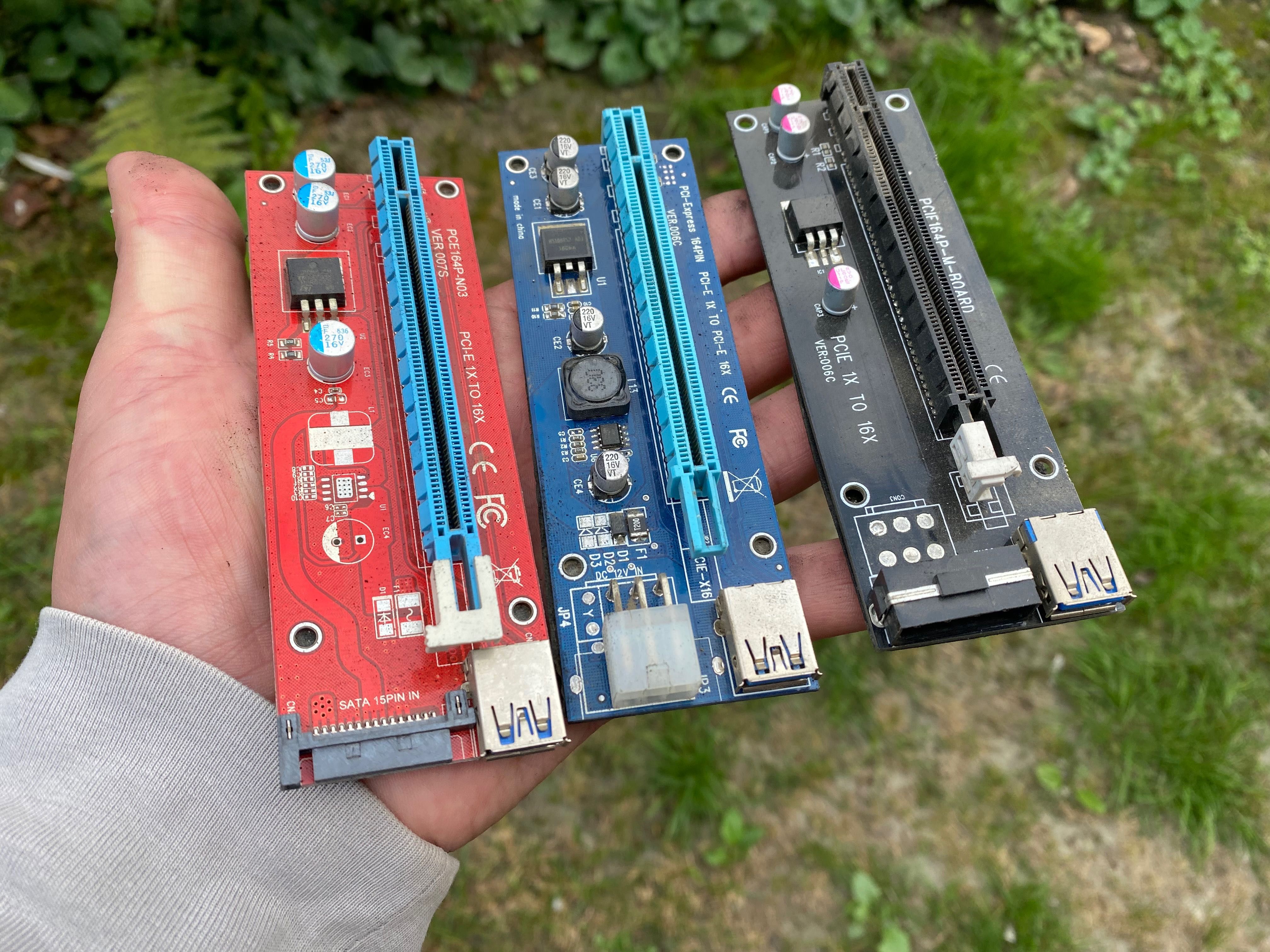 Riser Рейзери sata molex pci по 10штук