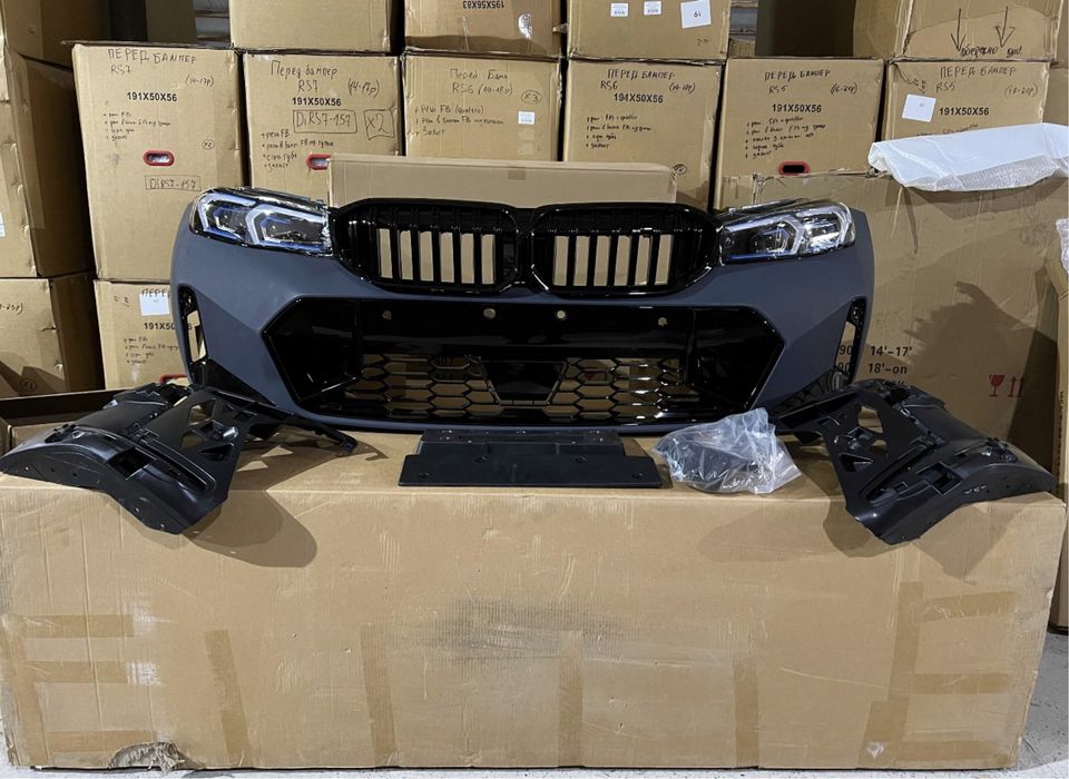 Бампер обвес g20 bmw Комплект рестайлинга Передней части м пакет бмв г