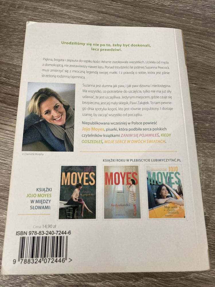 Kolory pawich piór Jojo Moyes