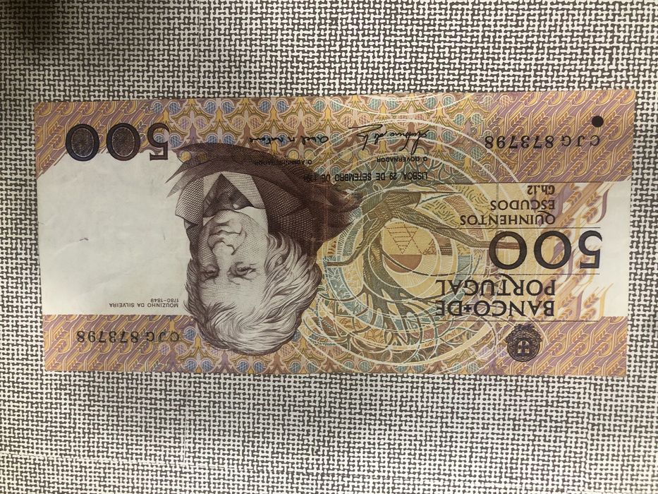 4 Notas de 500 escudos