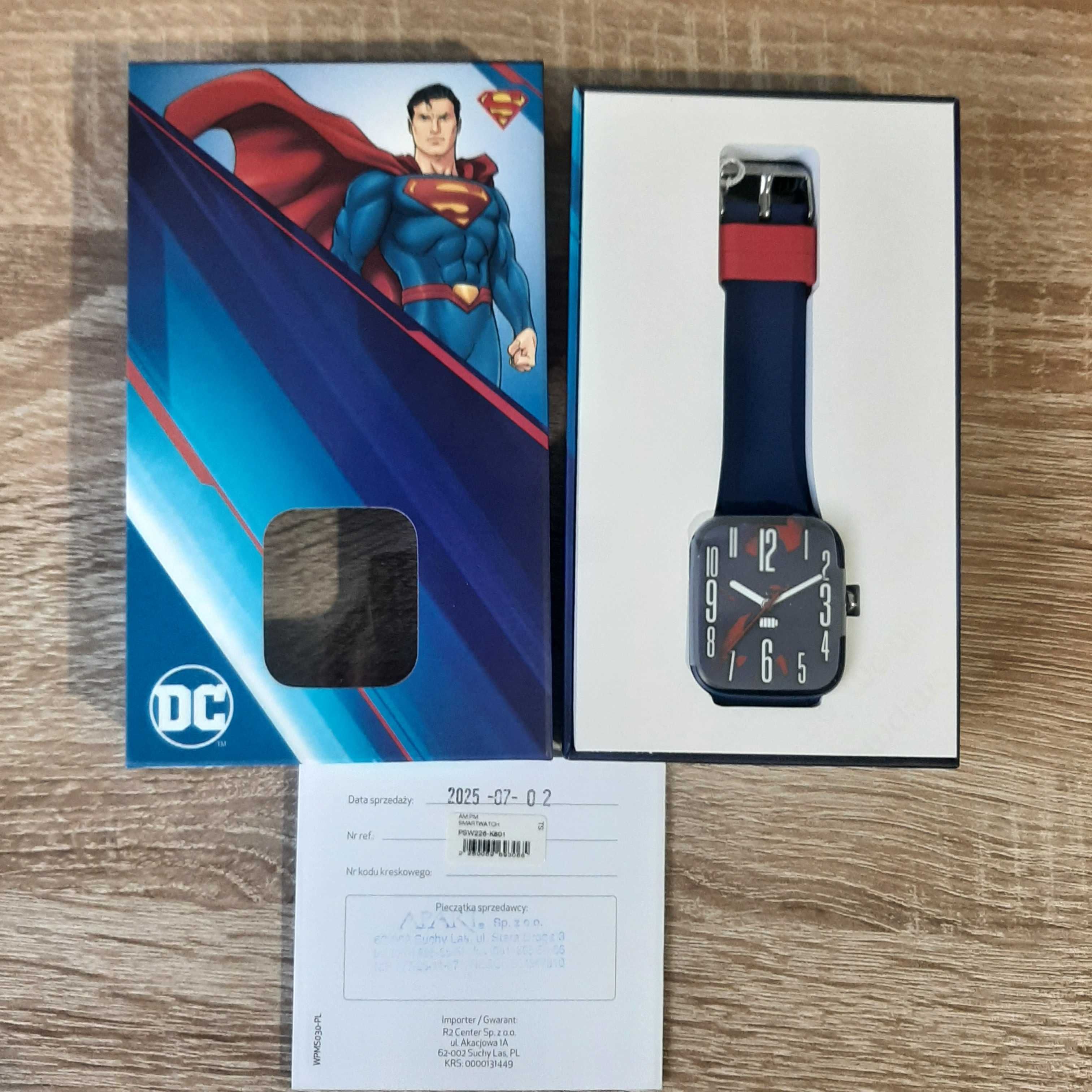 Smartwatch dla dzieci Superman