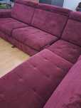 Narożnik wersalka welur Agata sofa