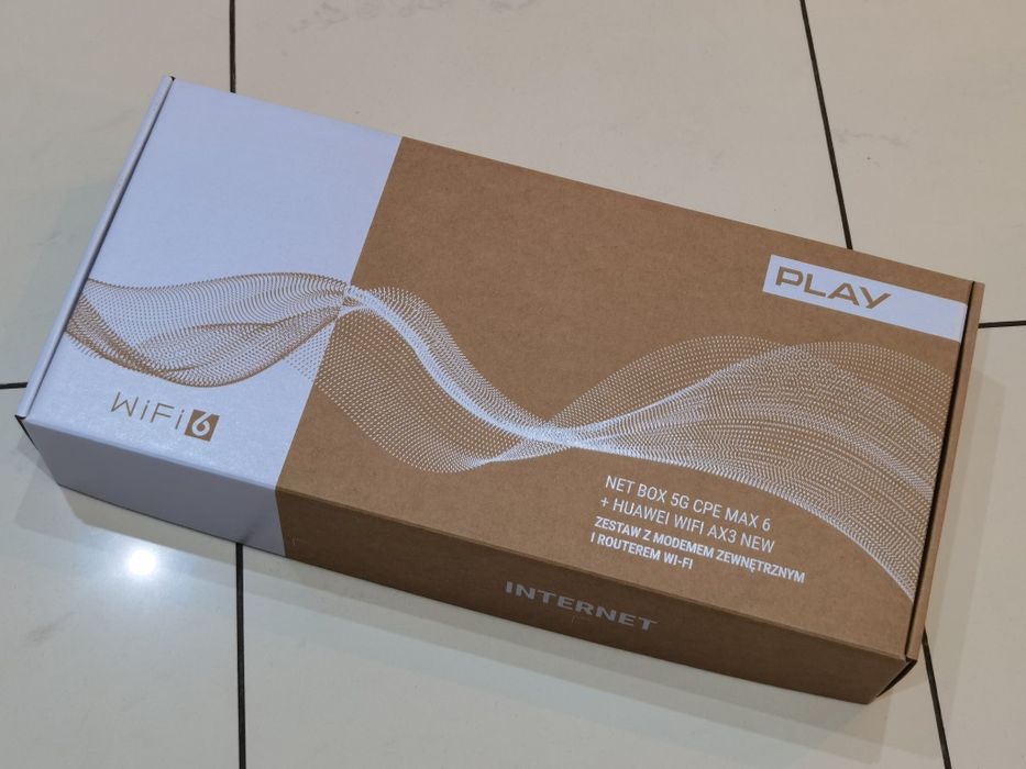 Router Net Box 5G CPE MAX 6 + HUAWEI WIFI AX3 New Odu Idu