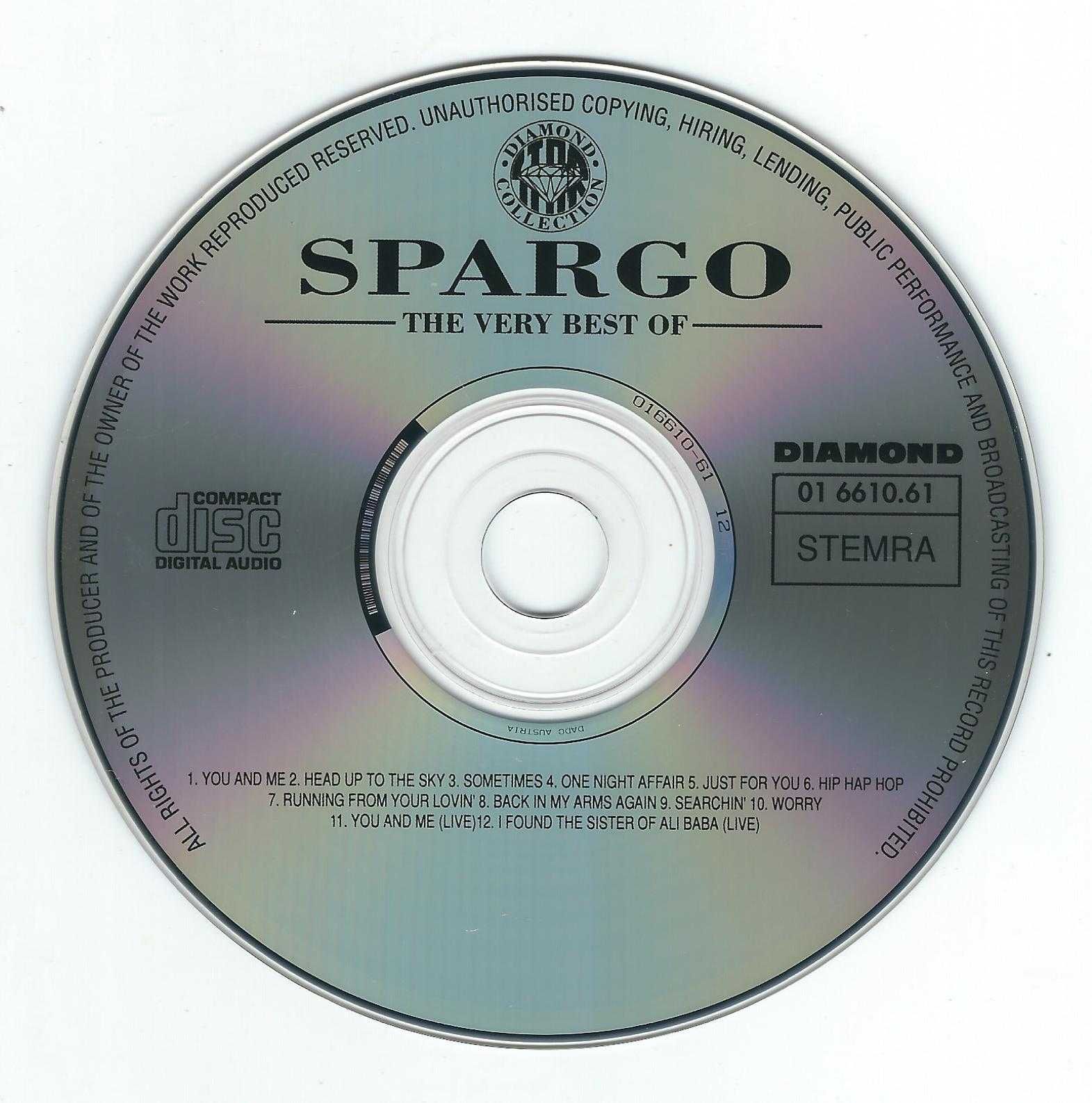 CD Spargo - The Very Best Of Spargo (1991) (Diamond)