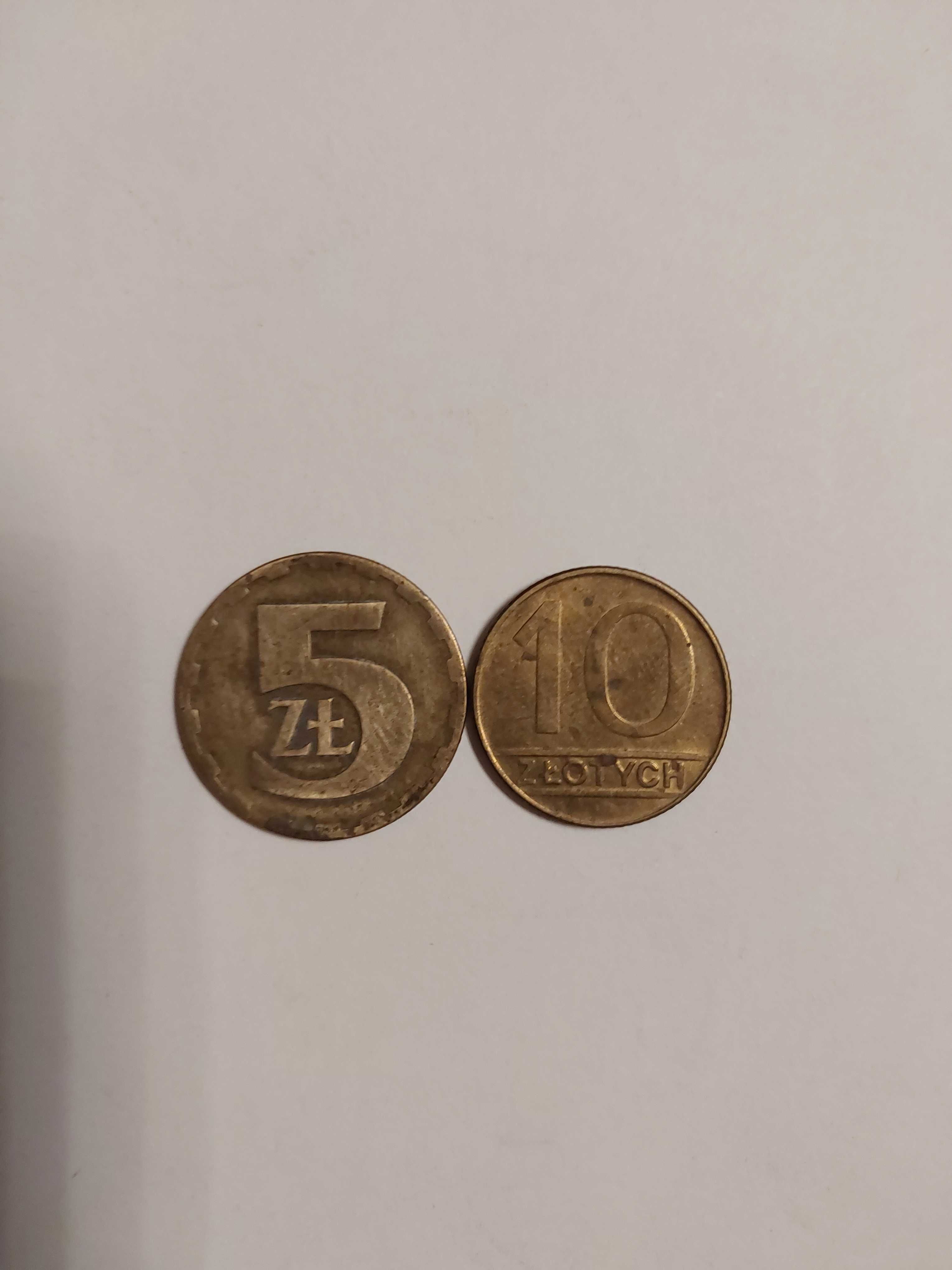 Monety 5 i  10 złotowe z czasów PRL 88 sztuk