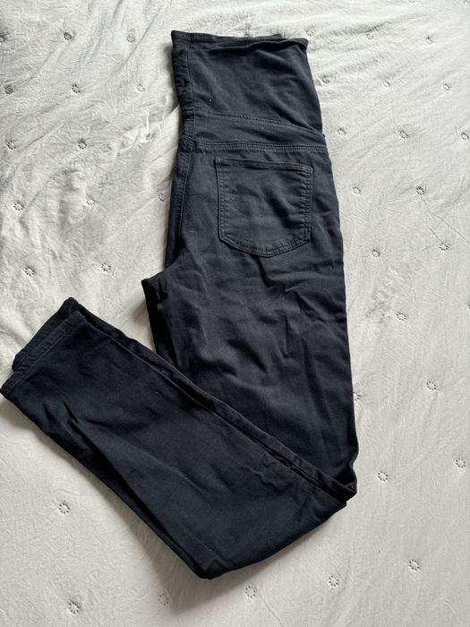 Czarne spodnie ciazowe H&M mama