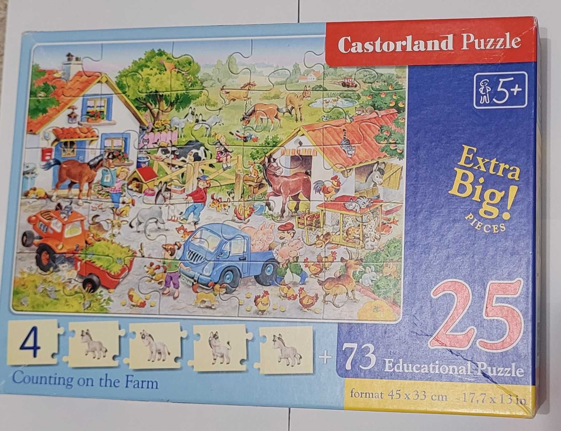 Puzzle Castorland 25 elementów + 73 do działań matematycznych