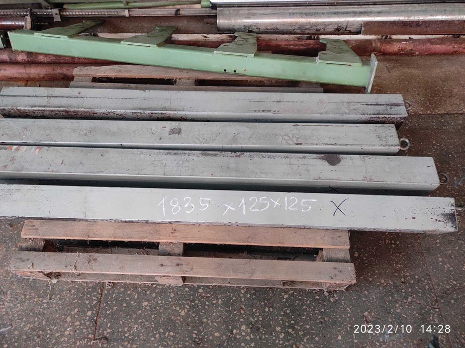 Квадрат 125 х 125 х 1835 ст 3 (4шт.)