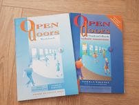 Zestaw podręcznik ćwiczenia nauka j. angielski Open doors początkujący