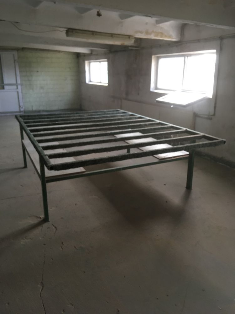 Stół warsztatowy montażowy monterski do stolarki. Metalowy  182x250cm