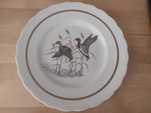 Prato decorativo patos porcelana da Artibus antiguidade