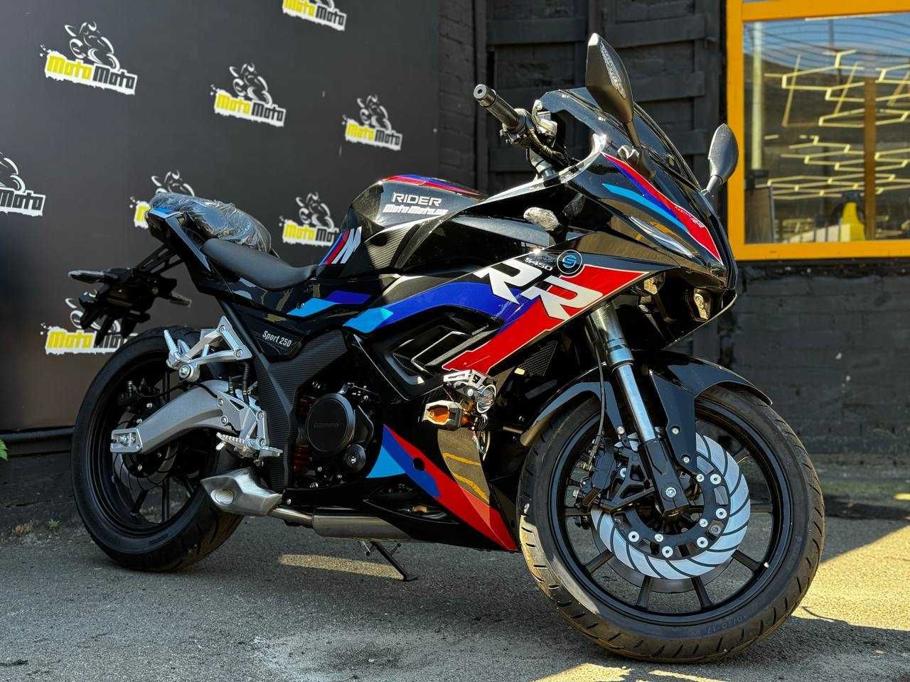 Мотоцикл New RIDER RR 250CC BLACK Доставка Кредит
