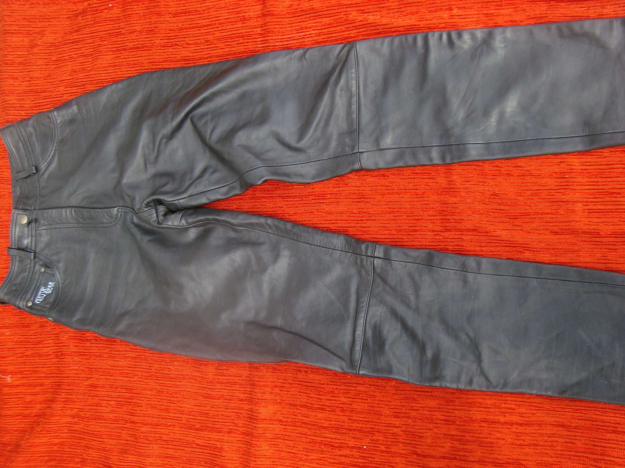 spodnie skórzane Hein Gericke roz 40 -pas do 66 cm-dł 108 cm Super