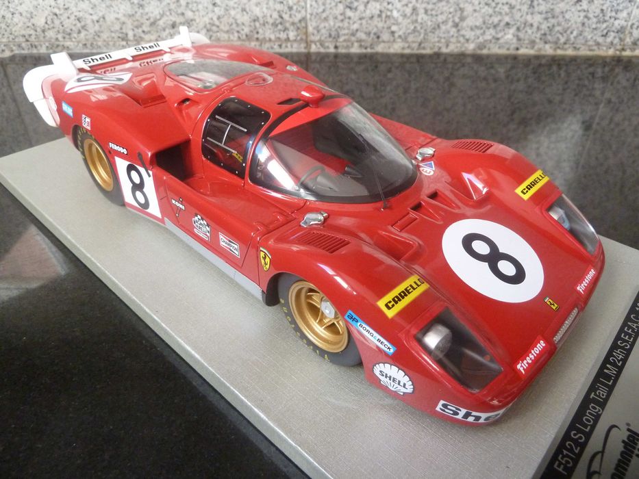 1:18 Tecnomodel, Ferrari 512S, Regazzoni, LeMans 70 AutoArt Minichamps