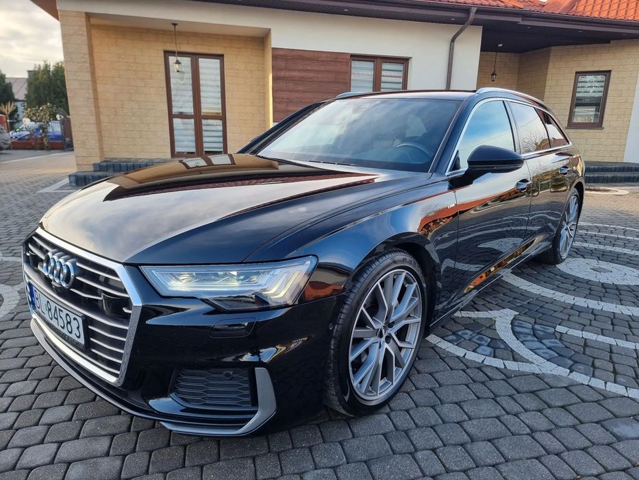 Audi A6 Avant S-line 2.0TDI 204KM Aktywny Temp Kamery ASS Pasa Alu 20" Po Serwisie