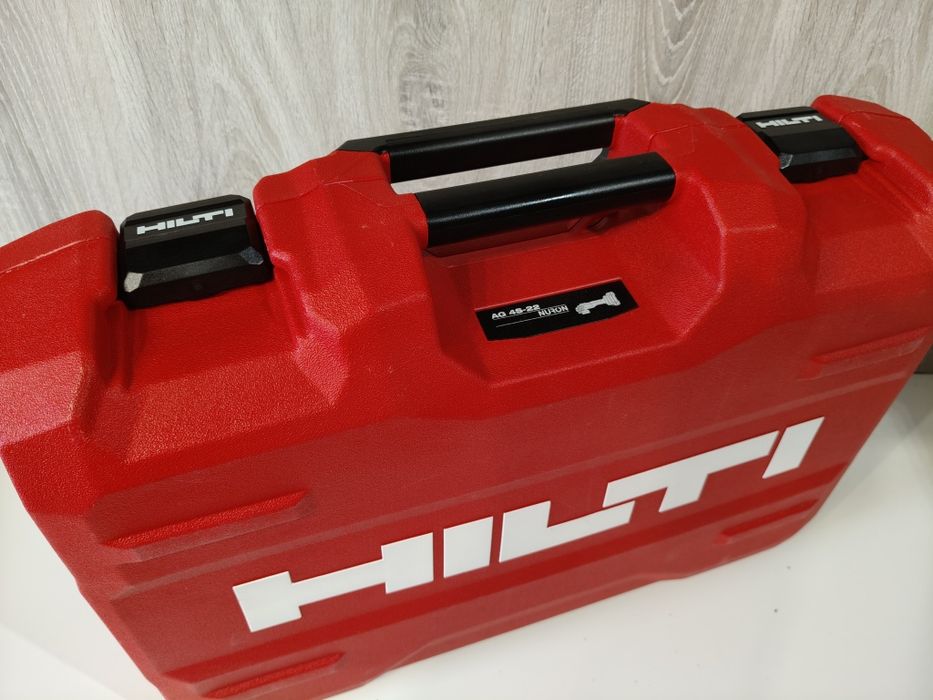 HILTI AG 4S-22 NURON REZERWACJA!! aku szlifierka kątowa 2x8.0ah reg ob