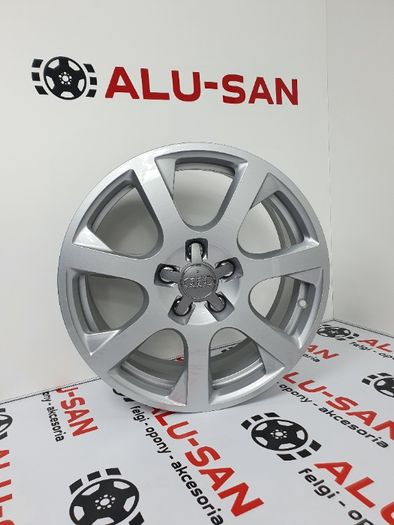 NOWE Alufelgi AUDI 17" 5x112 Q5 8R0 8A0 A4 B8 8K0 A6 C7 4G0 Srebrny