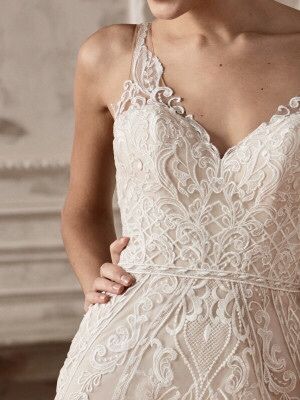San St. Patrick Pronovias AMIRA suknia ślubna rybka syrenka 40 38
