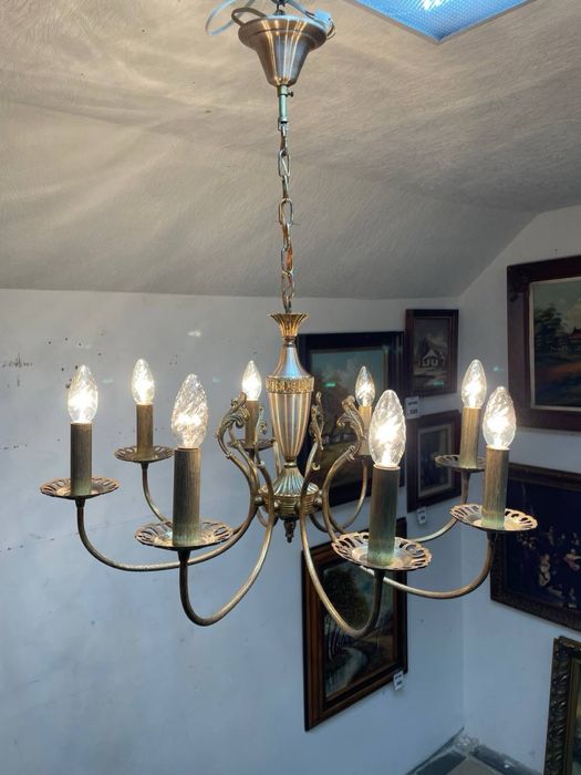 Люстра бронза 6654