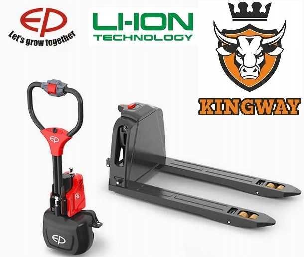 NOWY Elektryczny Paleciak wózek paletowy EP F4 Li-ION 115cm 1500kg
