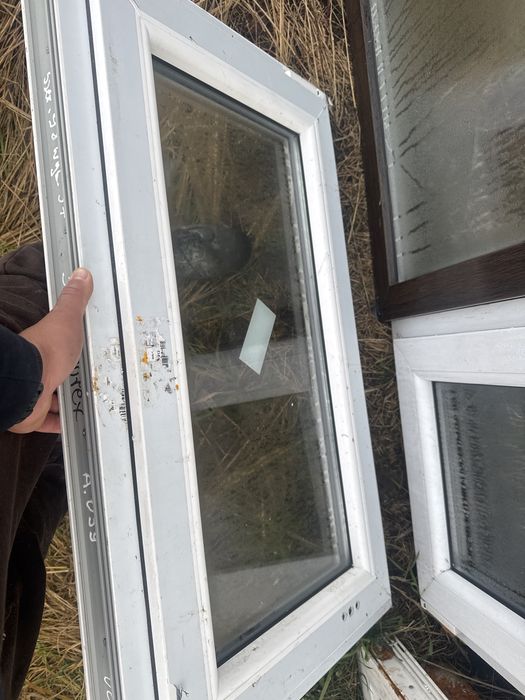 1x okno plastikowe 98x57 nowe RU (2 szybowe rozwierne uchylne wysylka)