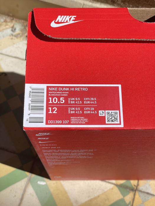 Nike Dunk High Retro Cargo Khaki EU44.5