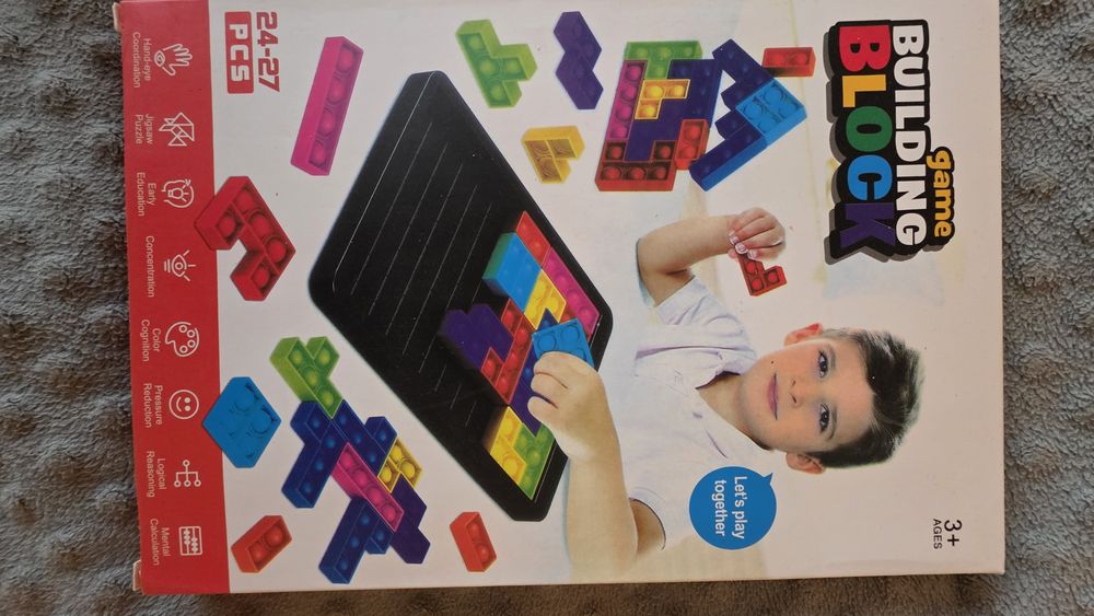 Gra Tetris, Silikonowa Push Bubble Pop