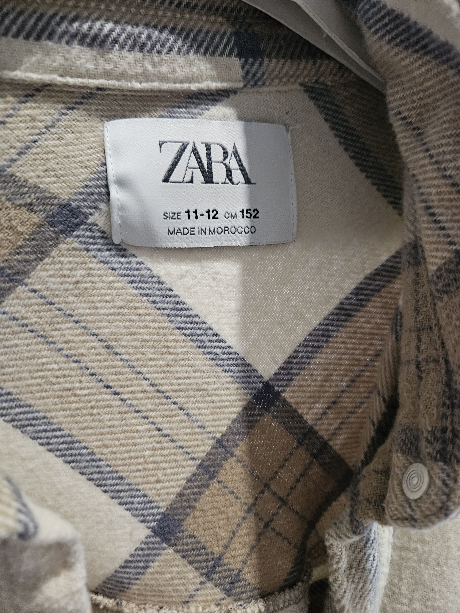Koszula w kratę 152 Zara