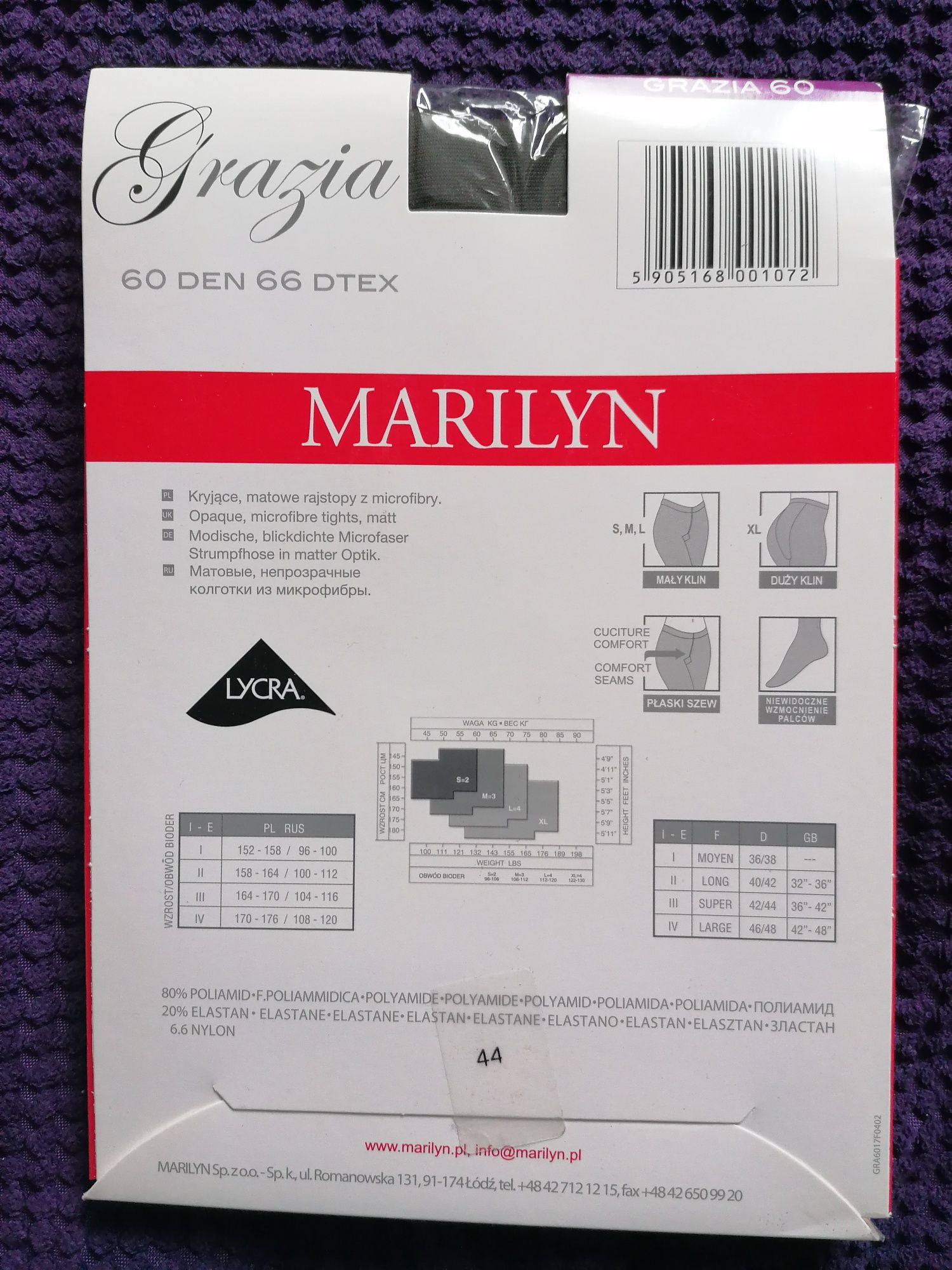 Nowe rajstopy Marilyn 60den Forest