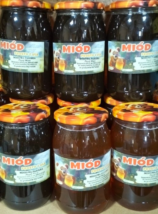 Miód spadziowo-lipowy z własnej pasieki