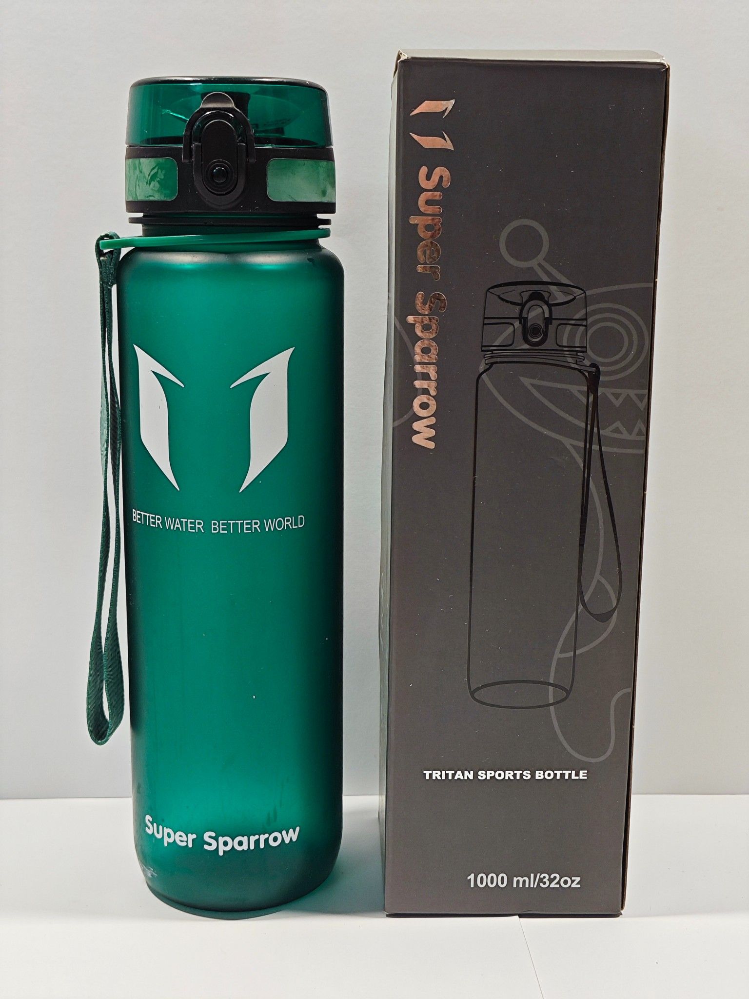 Bidon Super Sparrow 1000 Ml Zielony