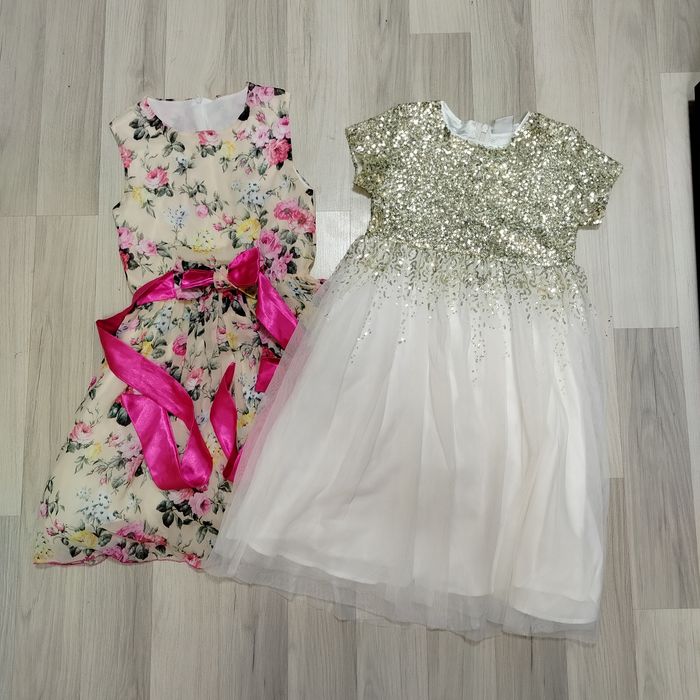 Нарядное платье на девочку 128-134