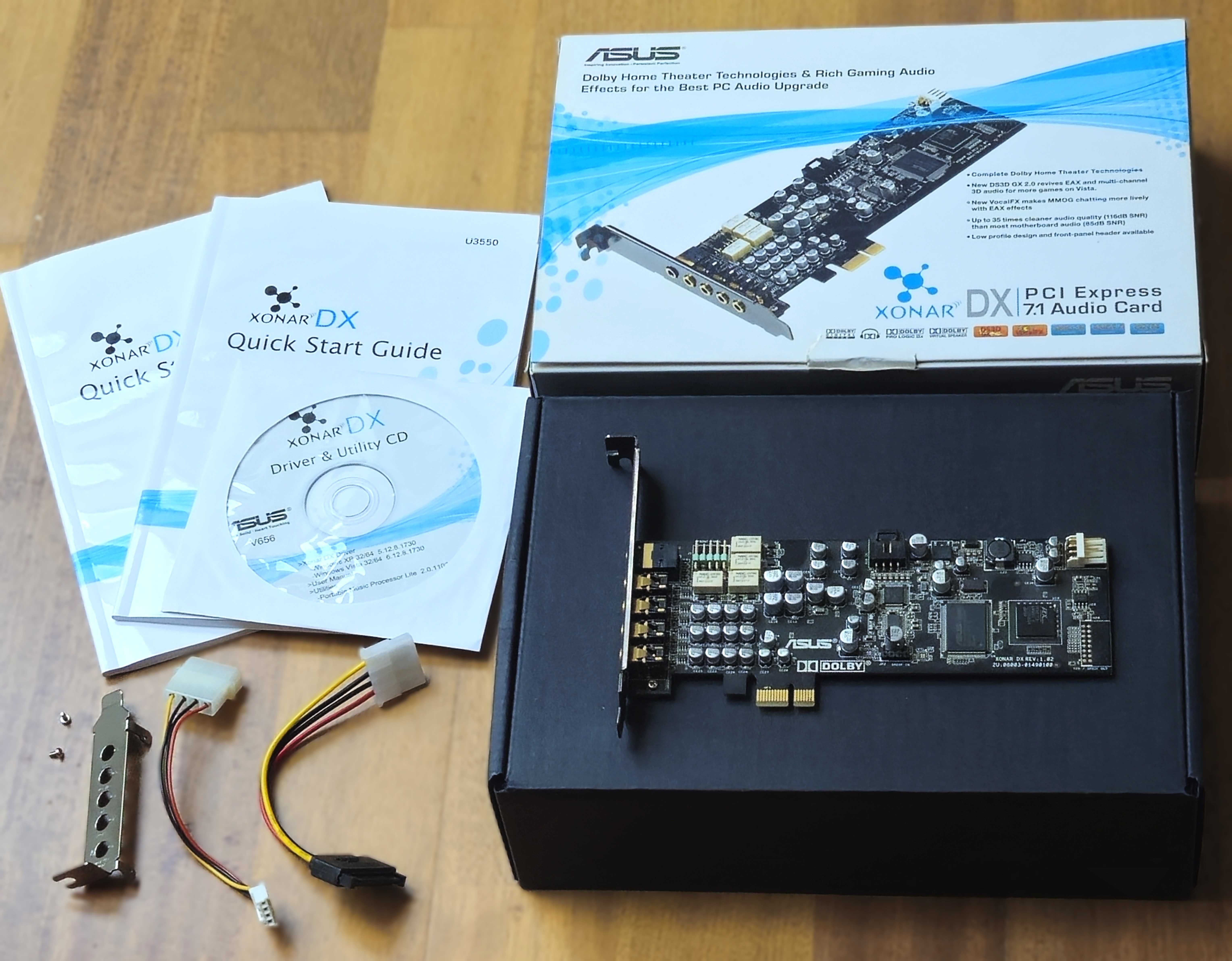 Karta dźwiękowa muzyczna ASUS Xonar DX 7.1 PCI Express