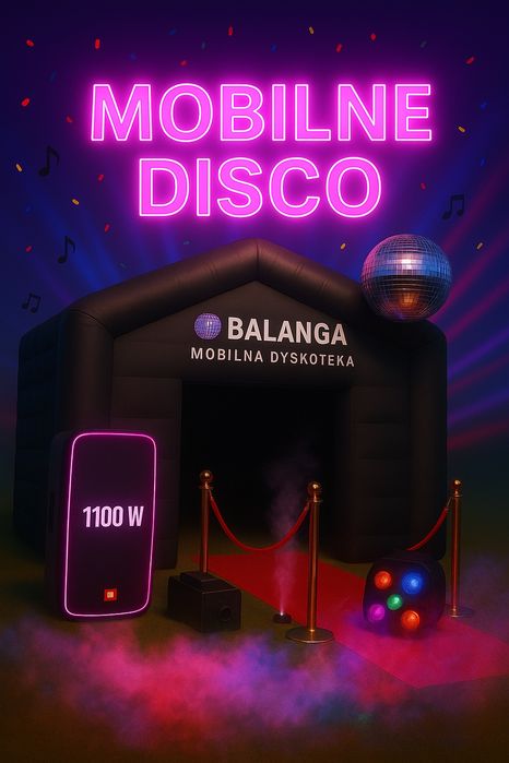 Namiot dyskotekowy, mobilna dyskoteka